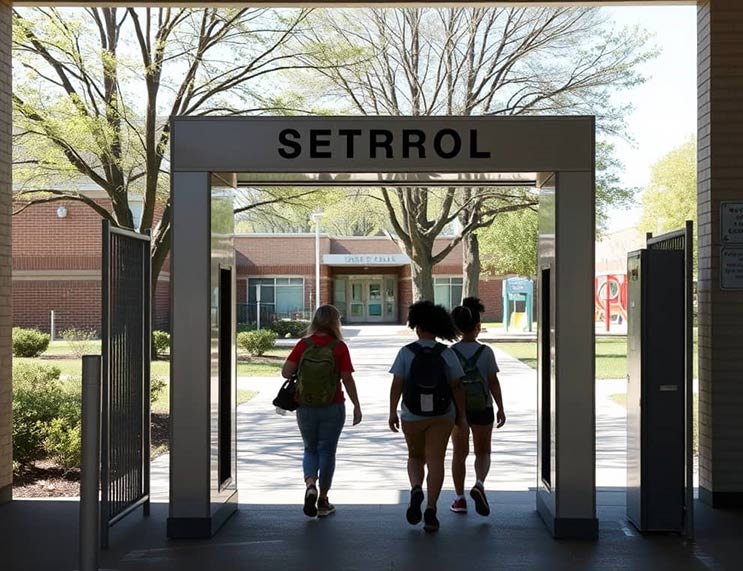 گیت فلزیاب مدارس